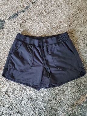 all in motion Black Drawstring Athletic Shorts
